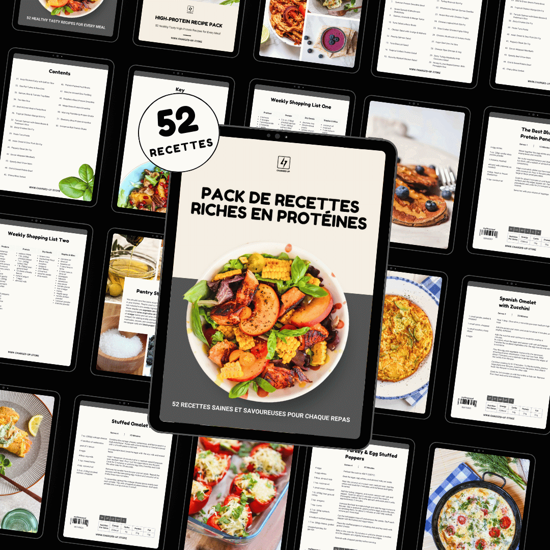 (Version Française) FACILE À SUIVRE : 305 RECETTES AVEC MYFITNESSPAL - Charged Up