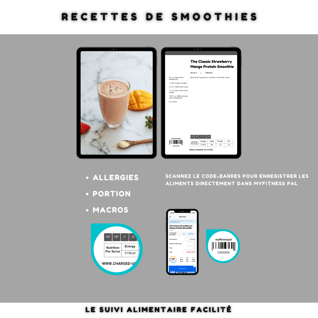 (Version Française) Votre Guide Incontournable pour des Recettes de Smoothies - Charged Up