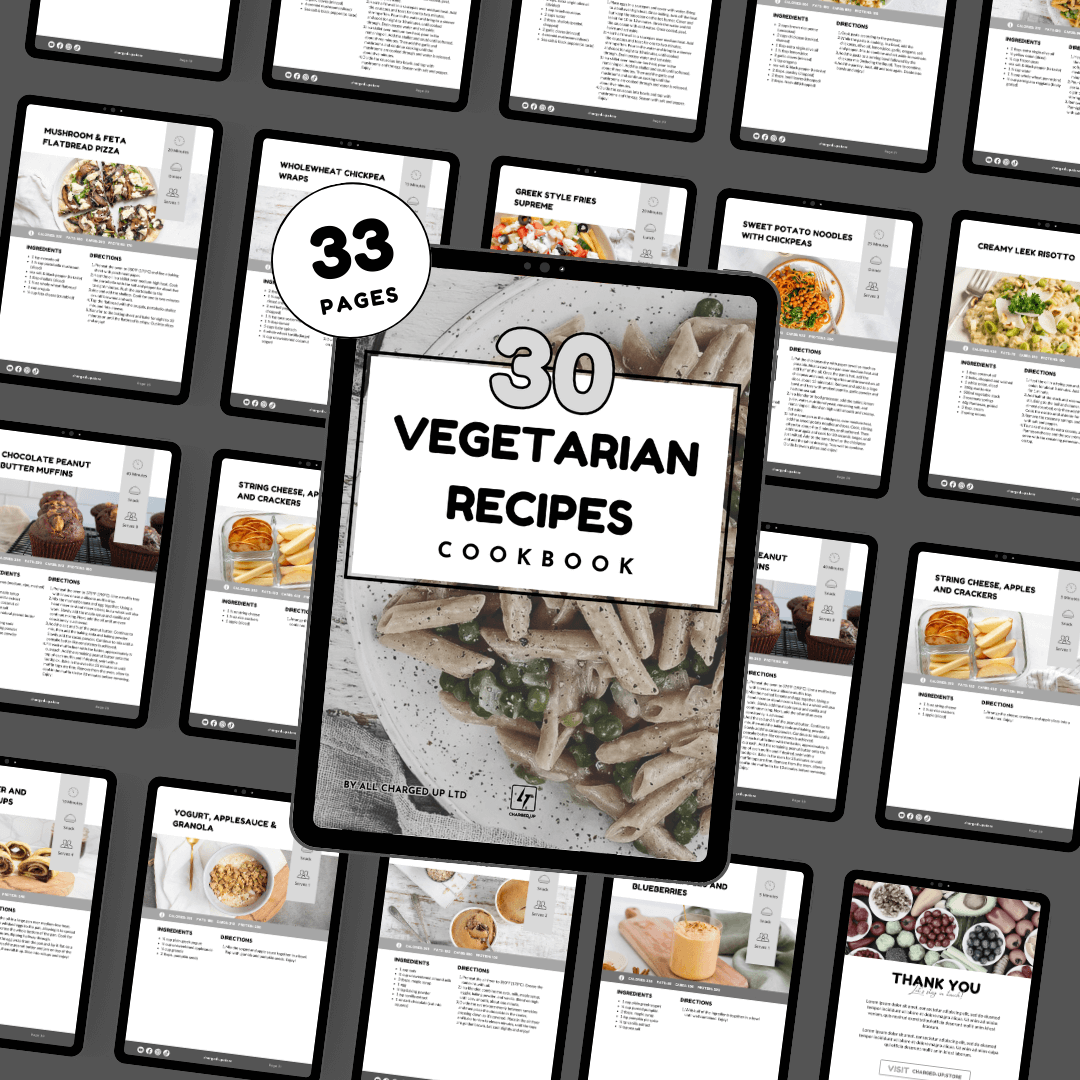 Vegetarian meals that don’t taste like rabbit food? Our 30 recipes bring the flavor and the nutrition! - Charged Up