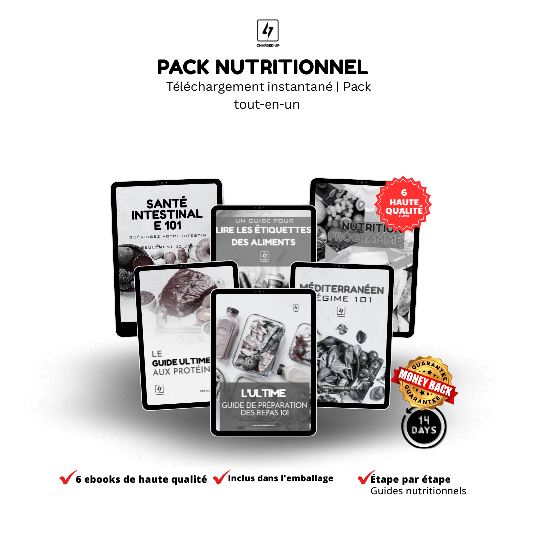 OFFRE À DURÉE LIMITÉE-Méga Pack Transformation Fitness & Nutrition - Charged Up