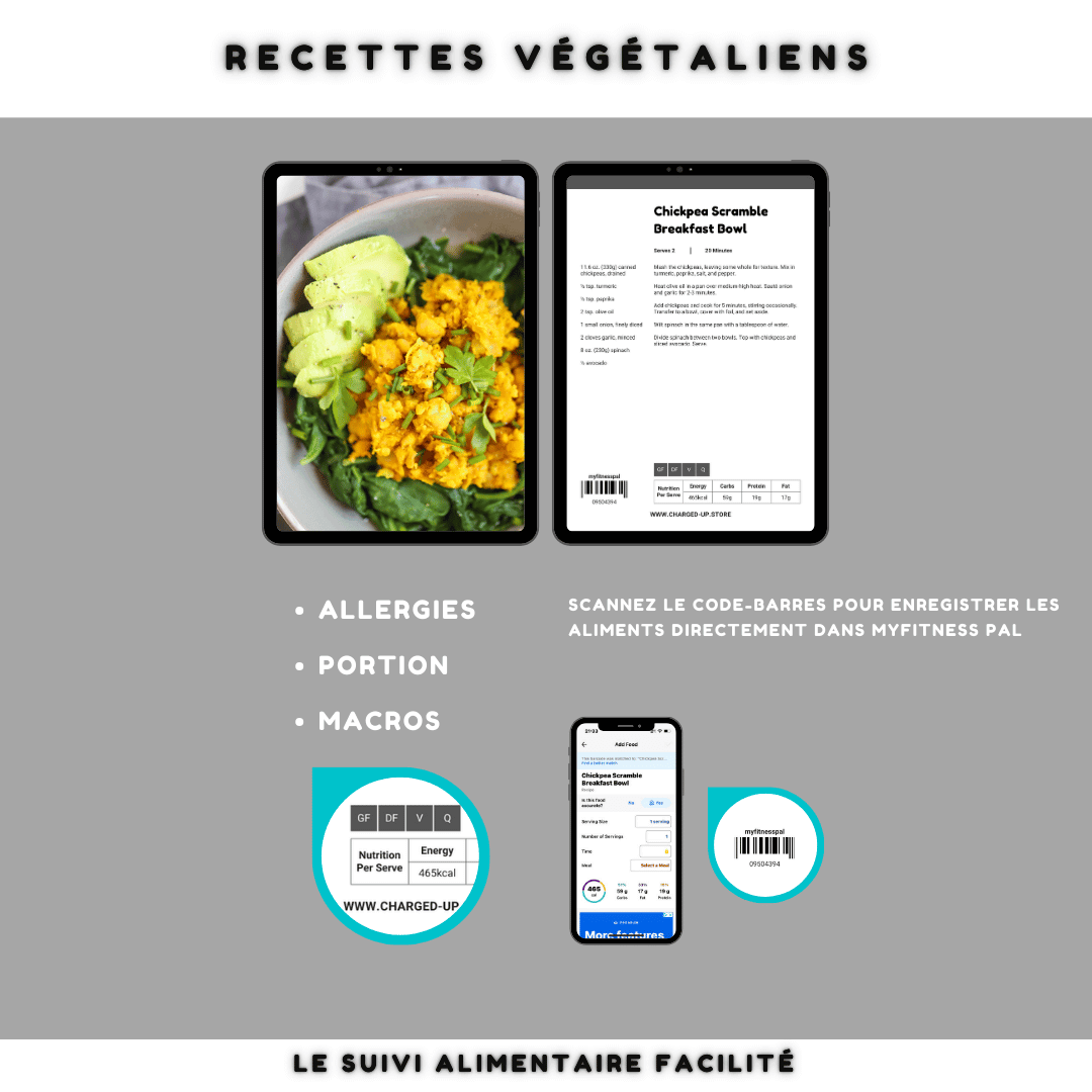(Version Française) Votre Guide Incontournable pour des Repas Véganes - Charged Up