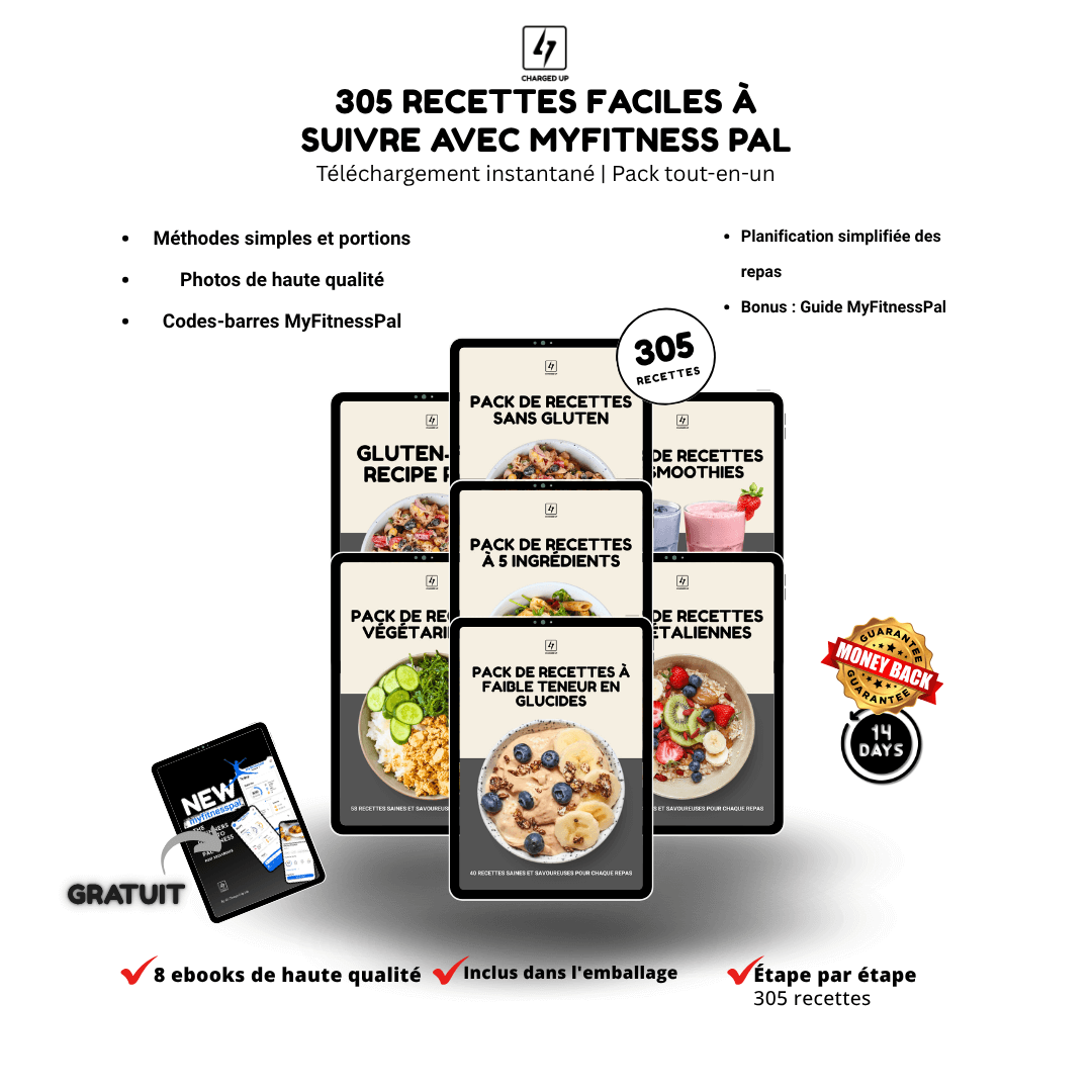 OFFRE À DURÉE LIMITÉE-Méga Pack Transformation Fitness & Nutrition - Charged Up