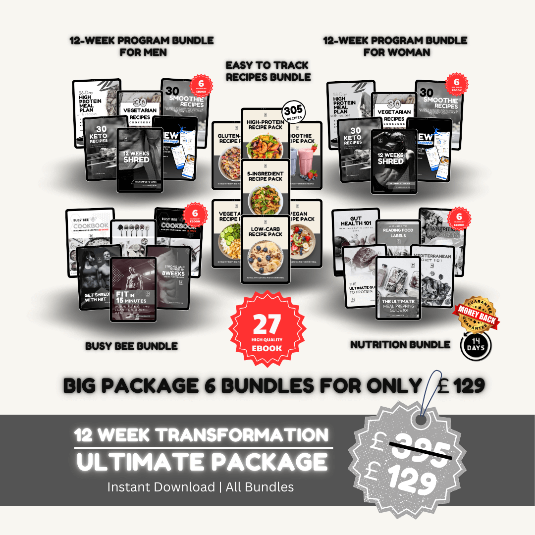 LIMITED TIME OFFER - Ultimate Fitness & Nutrition Mega Bundle - Charged Up