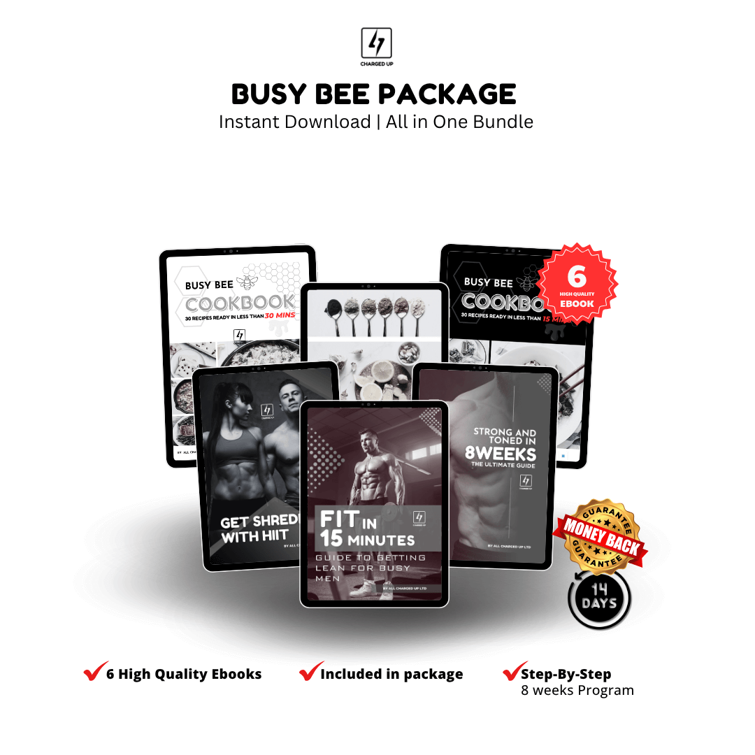 LIMITED TIME OFFER - Ultimate Fitness & Nutrition Mega Bundle - Charged Up