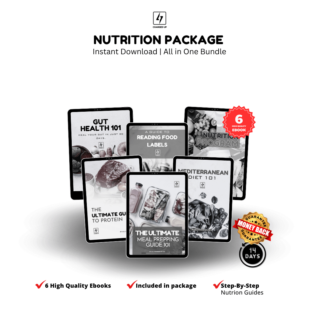 LIMITED TIME OFFER - Ultimate Fitness & Nutrition Mega Bundle - Charged Up